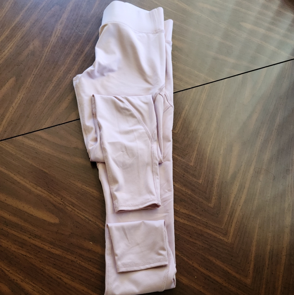 FOREVER 21 PASTEL PINK HIGH WAISTED LEGGINS
